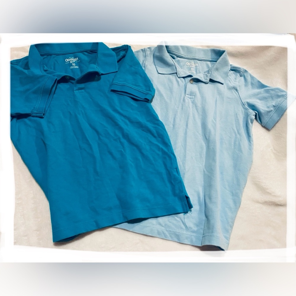 Oshkosh Two Pack Boys Polo Shirts Size 10